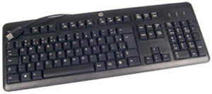 Clavier filaire neuf HP 672647-053 AZERTY USB-A